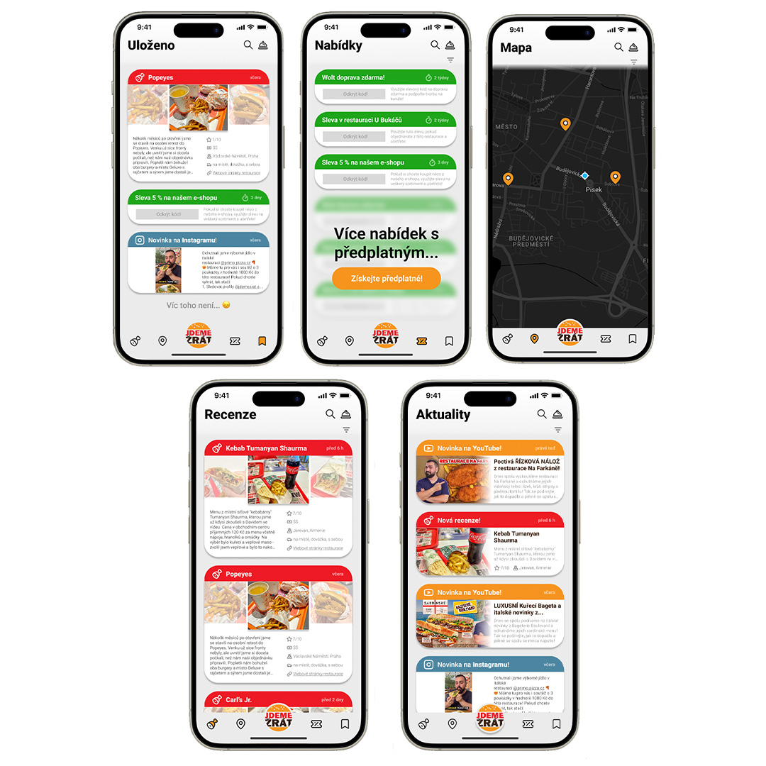 Jdeme Žrát App